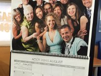 Photo Calendars  12 months of your photo memories printed on a bilingual calendar, cover personalized with your name